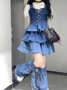 Skirt Top Set, Cute Fashion, Suspenders