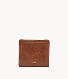 Logan Small RFID Bifold - SL7829200 - Fossil Fossil Wallet Women, Apple Watch Price, Best Leather Wallet, Fossil Wallet, Brown Wallet, Leather Products, Bifold Wallet, Nice Leather, Leather Working