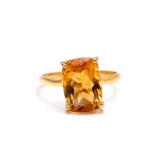 Natural Citrine Rectangle Cushion Ring, 14k Gold Vintage Jewelry, Dainty Elegant Ring, Yellow Stone Ring, Valentine day Gift, Birthday Gift, Specifications :- * Material            :     Gold, Gemstone * Stone Name    :     100% Natural Citrine * Stone Size       :     13X9 mm * Ring Weight     :     2.70 Gm. Approx Extremely Important Notice - We want to see every customer 100% satisfied so that they can continue to do business with us. Shipping Handling Time :     We Take no handling time, We Yellow Rectangular Gemstone Rings, Rectangular Birthstone Wedding Ring, 14k Gold Square Cut Wedding Rings, Rectangular Birthstone Ring For Wedding, Citrine Rings With Rectangular Stone For Gift, Citrine Ring With Rectangular Stone For Gift, Elegant Rectangular Yellow Gold Birthstone Ring, Elegant Yellow Gold Rectangular Birthstone Ring, Yellow Gold Jewelry With Rectangular Stone For Weddings