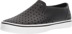 PRICES MAY VARY. WIDER FIT: Bring awesome comfort and style to the boardwalk with the Native Miles slip-on shoe with a lightweight and comfy EVA lining upper and sole, ventilating perforation details, round toe design, and wider fit CERTIFIED VEGAN: 100% cruelty free and certified vegan, these shoes feature a perforated closed-cell EVA foam upper, a low-profile EVA midsole, and a shock-absorbent EVA outsole for long-lasting wear and durability ODOR-RESISTANT: Odor-resistant shoes feature an inje Slip-resistant Low-top Sneakers For Beach, Slip-resistant Low-top Beach Sneakers, Casual Slip-resistant Sneakers For Beach, Casual Slip-resistant Beach Sneakers, Casual Waterproof Sneakers For Beach, Casual Waterproof Sneakers For The Beach, Casual Waterproof Beach Sneakers, Non-slip Slip-on Sneakers With White Sole, Casual Slip-resistant Synthetic Slip-ons