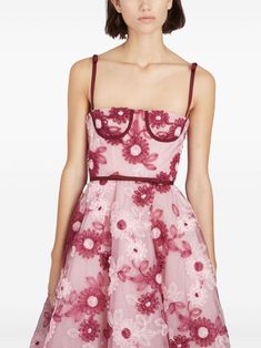 Find GIAMBATTISTA VALLI Ribbon Bouquet-print Maxi Dress on Editorialist. pink/dark pink organza floral appliqué square neck seam detailing spaghetti straps concealed rear zip fastening fitted waistline tulle lining full skirt Ribbon Bouquet, Pink Dark, Dark Blue Color, Giambattista Valli, Pink Maxi Dress, Floral Applique, Printed Maxi, Full Skirt, Printed Maxi Dress