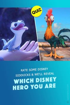 an advertisement for disney's upcoming animated movie, which is being advertised by the company