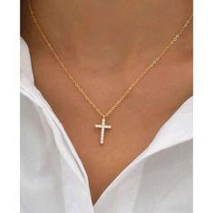 Anthropologie Classic Simulated Diamonds Cross Pendant On Dainty Chain Gold Plated Necklace * Brand New! * Gold Plated * Lightweight- Adjustable * Good Quality *** Will Be Pack It Safely *** Fast Shipping Make A Bundle & Save Other Listings: Jewelry Vintage Anniversary Necklace Ring Bracelet Minimalist Retro Brooch Wedding Classy Holiday Jade Chain Formal 10k 14k 18k 22k Trendy Modern Bride Dangling Karat Christmas Zales Diamond Jewel Charm Forever Thanksgiving Beauty 10kt 14kt New Year, Kendra Fancy Birthday, Vintage Anniversary, Brooch Wedding, Dainty Chain Necklace, Wedding Classy, Minimalist Retro, Engagement Presents, Anniversary Necklace, Bracelet Minimalist