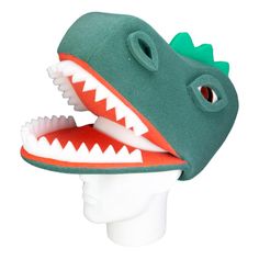 This Dinosaur Hat will definitely make you stand out at your next Party, Hora Loca, Wedding, Corporate Event, Birthday, Quinceanera, or Halloween Party! It can be used as a wedding hats, top hats, photo booth props, or a party favor. Novelty Costume Hat For Birthday And Halloween, Fun Adjustable Hats For Carnival, Fun Costume Hats For Carnival And Themed Events, Fun Costume Hats And Headpieces For Party, Novelty Costume Hats And Headpieces For Birthday Halloween, One Size Fits Most Costume Cap For Costume Party, Fun Costume Hats For Birthday, Fun Halloween Costume Accessories Cap, Fun Party Hats