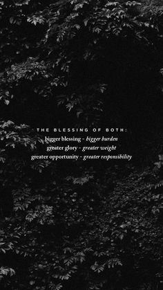 a black and white photo with the words'the blessing of both'on it