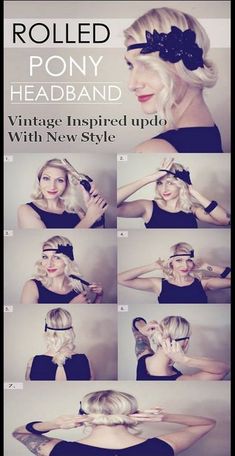 20s Hairstyles, 1920's Hairstyles, 20s Theme, 20s Costume, Hairstyles Vintage, 1920s Theme, 1950s Housewife, Flapper Girls