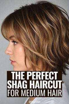 When you're ready to rock a trendy shag haircut but aren't sure how to style it, this is your go-to resource. If you're aiming for that perfect balance of effortless cool and polished chic, these tips are exactly what you need. Discover step-by-step styling techniques for medium-length shag cuts, from creating textured waves to mastering the messy-yet-put-together look. How To Style Medium Shag Haircuts, Tapered Shag Haircut, Haircut On Medium Length Hair, How To Style A Shag Haircut Tutorial, Shag For Fine Hair, Style A Shag Haircut, Mid Length Shag Haircut, Shag Hairstyles Medium, Haircut For Medium Hair