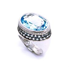 Diamonds & Blue Topaz white gold ring gem stone, gold & diamonds  ring made of White Gold and Blue Topaz  Great colorful ring, gift for her Gemstone: Small Diamonds -  0.35 carats Available gemstones:  Diamond, Blue Topaz Metal: White Gold 14k Available metals:  Yellow Gold 14k, Yellow Gold 18k Weight: 12.00 gram Catalog code: RH-4481w Condition: New Designer: Cohen Jewellers Free shipping 1-3 business days shipping Gem Stone Ring, Colorful Ring, Engagement Rings Twisted, Ring White Gold, Diamonds Ring, Blue Gems, Stone Gold, 14k White Gold Ring, White Gold Ring