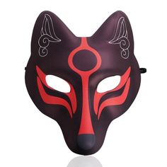 PRICES MAY VARY. Crafted with Premium Quality - Our fox mask japanese is meticulously crafted from durable hard-molded foam, approximately 2mm thick. This kakashi anbu mask ensures an exquisite, authentic appearance that stands out, but more importantly, the full face fox mask guarantees longevity. Whether you're an occasional user or a frequent costume enthusiast, this fox face mask promises to withstand wear and tear, the anbu mask fox giving you a robust solution for multiple occasions. Desig Kabuki Costume, Masquerade Ball Party, Masquerade Halloween, Mascaras Halloween, Kitsune Mask, Japanese Mask, Fox Mask, Fox Face, Anime Halloween