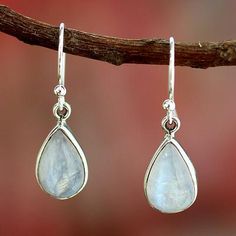 Rainbow Moonstone Earrings India Sterling Silver Jewelry - Luminous Light | NOVICA Silver Earrings Outfit, Moonstone Pendant Necklace, Silver Ring Designs, Diamond Jewel, Silver Jewels, Moonstone Earrings, Moonstone Jewelry, Silver Jewelry Handmade, Moonstone Pendant