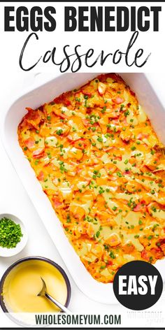 Eggs Benedict Casserole Recipe Keto Eggs Benedict, Amazing Smoothies, Keto Eggs, Benedict Casserole, Eggs Benedict Casserole, White Recipes, Best Egg Recipes