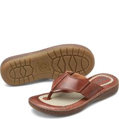 Men's Sandals | Men's Slides | Born Shoes Leather Sandals With Ortholite Insole And Round Toe, Leather Sport Sandals With Ortholite Insole For Summer, Summer Leather Sport Sandals With Ortholite Insole, Brown Leather Sport Sandals For Summer, Casual Sandals With Ortholite Insole And Round Toe, Outdoor Sandals With Leather Footbed And Synthetic Material, Lightweight Leather Sandals With Round Toe, Synthetic Sandals With Leather Footbed For Outdoor, Leather Slip-on Sandals With Leather Footbed