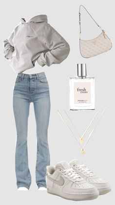 Baddie Outfits Casual School, Casual Spring Outfit, Mode Zara, Casual Preppy Outfits, Outfit Inspo Casual, Trendy Outfits For Teens, Cute Lazy Day Outfits, Cute Outfits For School