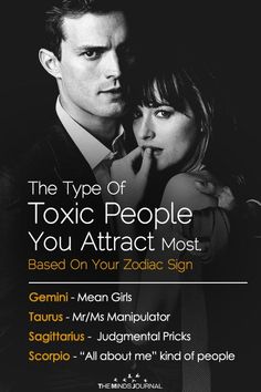 the type of people you attract most based on your zodiac sign