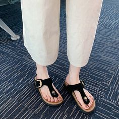 Color: black, Shoe Size: 38 Women Slides, Slides Sandals, Casual Flats, Womens Slippers, Summer Shoes, Soft Leather, Flip Flops, Heel Height, Slippers