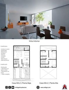 the floor plan for this modern apartment