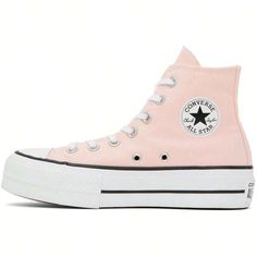 Color:Default \n Pink Chuck Taylors, Pink Chucks, Casual Athletic Shoes, Converse Pink, Casual Sneakers Women, Casual Athletic, Chuck Taylor, Chuck Taylors, Womens Sneakers