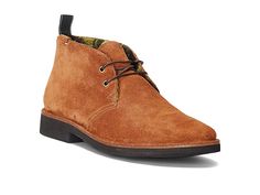 Polo Ralph Lauren Talan Chukka Boot - Men's Shoes : Teak : The Polo Ralph Lauren Talan Chukka Boot is addition to your earthy wardrobe staples. Smooth leather or suede upper with a lace-up closure and rear pull tab. Soft leather lining and cushioned leather-covered footbed. Durable rubber outsole. Imported. Weight of footwear is based on a single item, not a pair. Rugged High-top Suede Chukka Boots, Formal Brown Leather-lined Chukka Boots, Semi-formal Brown Plain Toe Chukka Boots, Ralph Lauren Boots, Masculine Lace-up Chukka Boots With Leather Sole, Masculine Brown Leather-lined Chukka Boots, Chukka Boots Men, Lauren Brown, Leather Cover