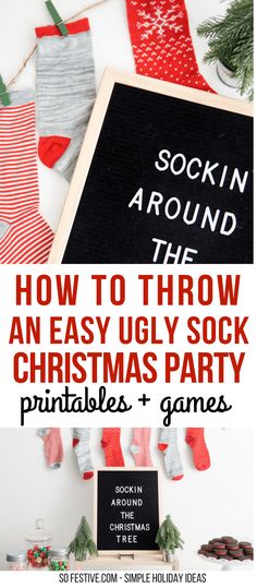 Faculty Christmas Party Ideas, Sock Party Ideas, Girlfriends Christmas Party Ideas, Bunco Christmas Party Ideas, Girlfriend Christmas Party Ideas, Christmas Party Teenagers, Womens Christmas Party Ideas, Christmas Bunco Party Ideas, Christmas Party Teens