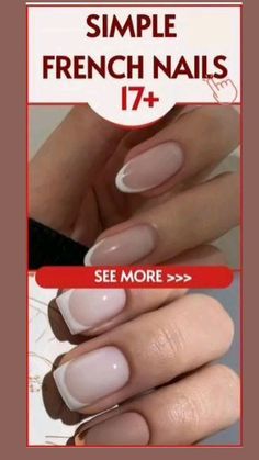 Simple French Nails, Fall Nail Trends, Spring Nail Designs, Brighter Days, Seasonal Nails, Top Nail, Spring Nail, Classy Nails