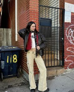 Blouse And Corset Outfit, Light Brown Shirt Outfit, Kate Brock, Historical Outfits, Red Outfits, Thrifted Outfits, Autumn Fits, Eve Outfit