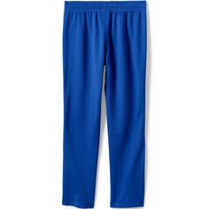 Our Active Track Pants come complete with innovative finishes and features that any athletic kid is sure to love. From staying fresh when working up a sweat to super-convenient pockets, they're going to want a couple for any active wardrobe. Blue Sweatpants For Jogging, Blue Casual Sweatpants For Training, Casual Blue Sweatpants For Training, Blue Moisture-wicking Sweatpants For Training, Sporty Moisture-wicking Blue Pants, Sporty Blue Moisture-wicking Pants, Functional Blue Pants With Elastic Waistband, Blue Workout Pants With Side Pockets, Functional Blue Sweatpants For Sports