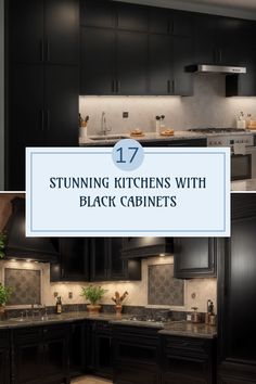 Explore 17 stunning kitchens showcasing black lower cabinets alongside beautiful mosaics and textured accents. Perfect for inspiring your next kitchen renovation with stylish color choices.