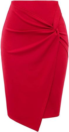 Skirt Outfit Casual, Bodycon Pencil Skirt, Red Pencil