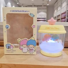 a little twin stars night light with its box