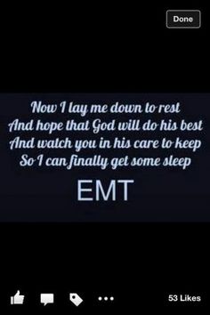 the text on the screen reads, now i lay me down to rest and hope that person will do his best and watch you in his care to keep so i can finally get some sleep