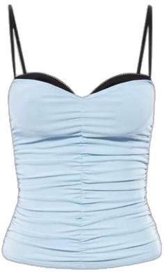 Fitted Camisole With Built-in Bra For Summer, Light Blue Summer Tank Top With Built-in Bra, Fitted Camisole Top With Adjustable Straps, Chic Blue Camisole With Built-in Bra, Trendy Fitted Camisole With Spaghetti Straps, Spring Fitted Camisole With Spaghetti Straps, Fitted Camisole Tank Top For Party, Trendy Fitted Spaghetti Strap Camisole, Fitted Sleeveless Top With Delicate Straps