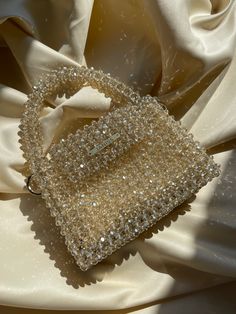 Crystal Beads Bag, Bead Bags Designs, Pearl Bags Purses, Pearl Purses, Beads Bags Handmade, Cristal Bag, Crystal Bead Bag, Pearls Bag, Prom Handbag