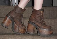 Dr Shoes, Estilo Hippie, Funky Shoes, Swag Shoes, Chunky Boots, Brown Leather Boots, Lace Up Ankle Boots, Dream Shoes, Pretty Shoes