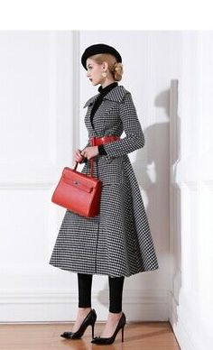 Custom Made to order HOUNDSTOOTH maxi trench coat plus 1x-10x (SZ16-52) Y205 | eBay Black A-line Outerwear For Spring, Elegant Full Length Spring Outerwear, Chic Full-length Spring Outerwear, Chic Full Length Spring Outerwear, Spring Full-length Outerwear For Work, Spring Full-length Workwear Outerwear, Spring Full Length Outerwear For Work, Winter Clothes, Winter Outfits