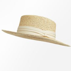 Step into summer style with this timeless straw boater hat. Expertly woven from lightweight and breathable straw material, it offers a perfect blend of fashion and function. The classic boater silhouette exudes an effortless elegance, while the natural straw hue adds a touch of warmth and sophistication to any ensemble. Whether you're lounging by the pool, strolling through a garden, or exploring a charming seaside town, this hat will be your chic companion, providing both sun protection and a s Chic Spring Boater Hat Made Of Paper Straw, Casual Lightweight Straw Boater Hat, Spring Vacation Straw Boater Hat, Lightweight Paper Straw Hat For Spring, Summer Straw Boater Hat With Upf 50+, Spring Vacation Woven Boater Hat, Woven Boater Hat For Spring Vacation, Spring Vacation Boater Hat In Paper Straw, Casual Paper Straw Boater Hat