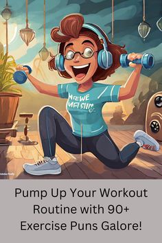 Pump Up Your Workout Routine with 90+ Exercise Puns Galore! Funny Fitness Memes Hilarious, Gym Jokes, Fitness Images, Workout Memes Funny, Workout List, Funny Fitness, Workout Memes, Gym Humor, Word Play