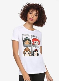 Disney Tshirts Women, Feminist Outfits, Jasmine From Aladdin, Clothes Painting, Disney Princess Shirts, Tshirts Women, Princess Shirt, Princesa Disney, Princess Girl