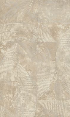 a beige and white wallpaper with circular designs on the surface, as well as circles