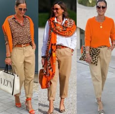 Stylish Outfits For Women Over 50, Tan Pants, Over 50 Womens Fashion, Fashion Scarf, 60 Fashion, Dresses 2023, Summer Dress Outfits, Cute Summer Dresses, 가을 패션