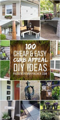 the front yard curb appeal diy ideas are easy to do and can be used for landscaping