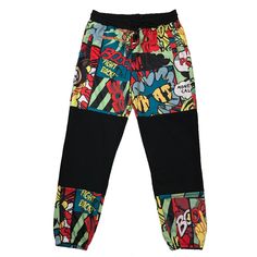 Men’s “Paid Comic” Track Pants. Sizes Small, Medium, Large, Xl. New With Tags. Great Quality. Casual Streetwear Bottoms With Character Print, Casual Cotton Pants With Cartoon Print, Casual Cotton Bottoms With Cartoon Print, Multicolor Cotton Pants With Graphic Print, Multicolor Graphic Print Cotton Pants, Black Bottoms With Character Print For Streetwear, Casual Graffiti Print Pants For Streetwear, Casual Graffiti Print Streetwear Pants, Casual Black Bottoms With Character Print