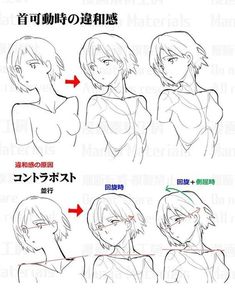 how to draw an anime character from different angles