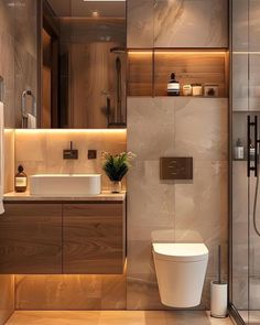 Modern Minimalist Bathroom Design, Stunning Bathroom Ideas, Bathroom Tile Design Ideas, Modern Minimalist Bathroom, Minimalist Toilets, Bathroom Vibes, Tile Design Ideas, House Improvement