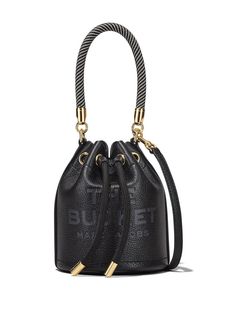 001 MARC JACOBS THE LEATHER MINI BUCKET BAG Bucket Tote Bag, Bucket Tote, Bucket Handbags, Mini Bucket Bags, Mini Bucket, Small Tote Bag, Marc Jacobs Bag, Leather Bucket Bag, Leather Bucket