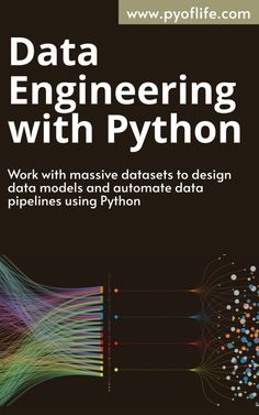 the cover of data engineering with python