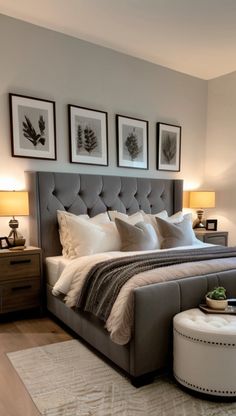 Home Bedroom Summer Refresh Ideas Bedroom Summer, Bedroom Revamp, Fresh Bedding, Neutral Bedroom Decor, Rearranging Furniture, Neutral Bedroom, Bedroom Refresh, Simple Bedroom, Main Bedroom