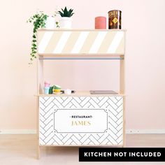 a kitchen not included with the name jane's on it