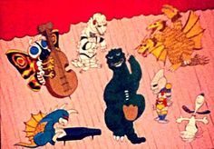 an animal rug with many different animals on it