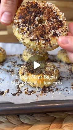 197K views · 7.3K likes | Gear Galaxy keto on Instagram: "2-INGREDIENT PROTEIN 🥯— the easiest and fastest bread recipe you’ll ever make! Tag a friend and follow @healthyu_dietitian for more! There are zero preservatives, they are protein loaded and keto-friendly! The taste is a bit more dense compared to standard bagels, but definitely a feel good recipe! Want this recipe? You will find the link in my bio on my profile. >>@keto_gear_galaxy Or search for (protein bagels HannaFest.com) in google You will also find a link to a book of keto recipes or Comment ‘BAGEL’ and I will DM it to you! This way, you will be able to save, download and PRINT the recipe. Ingredients: 1 cup plain Greek yogurt 2 cups almond flour Optional toppings: egg wash both sides + spices (sumac, sesame seeds, oni Fastest Bread Recipe, Protein Bagels, Healthy Bagel, Fast Bread, Onion Flakes, Low Carb Bagels, Keto Bagels, Bagel Recipe