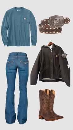 Country Girls Outfits, Country Girl Style, Western Outfits Women, Cute Everyday Outfits